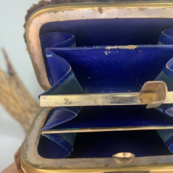 Victorian 1860s Antique Fur Coin Purse - Picture 8 of 12